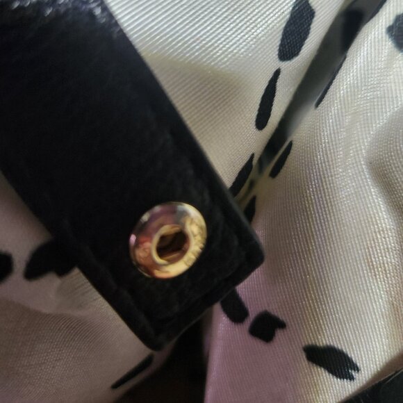 B'ful Kate Spade large Black pebble-leather purse - turn lock - Picture 6 of 11